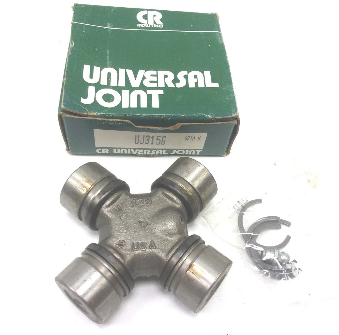 UJ315G Greasable Driveshaft U-Joint Kit for Chicago Rawhide (315G)