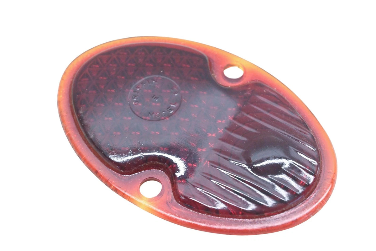 Taillight Lens for Griffin Model 65 (NOS) 2-7/8" x 4-3/8"