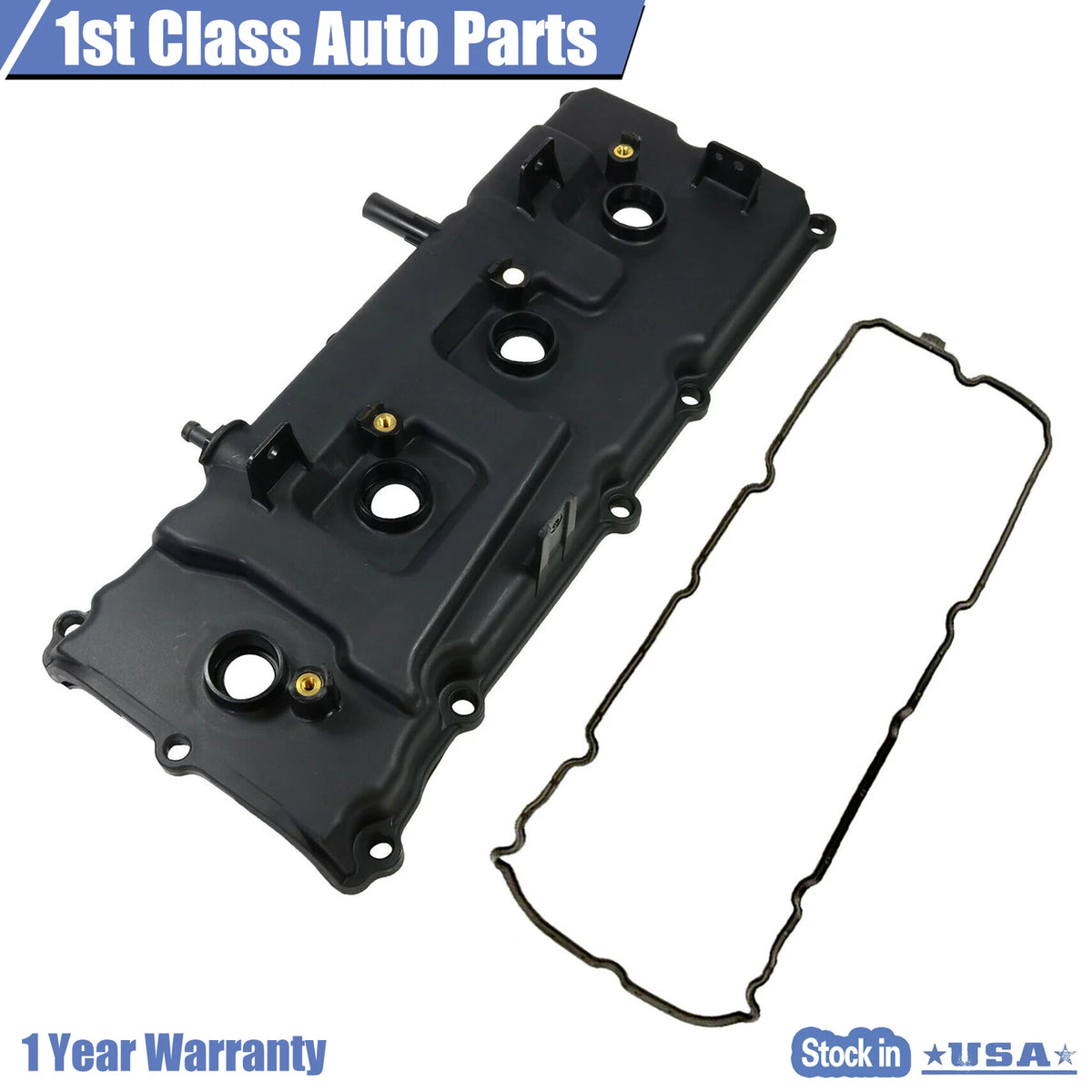 Left Engine Valve Cover with Gasket for Nissan Armada Titan QX56 (2004–2015) 13264-ZE01A