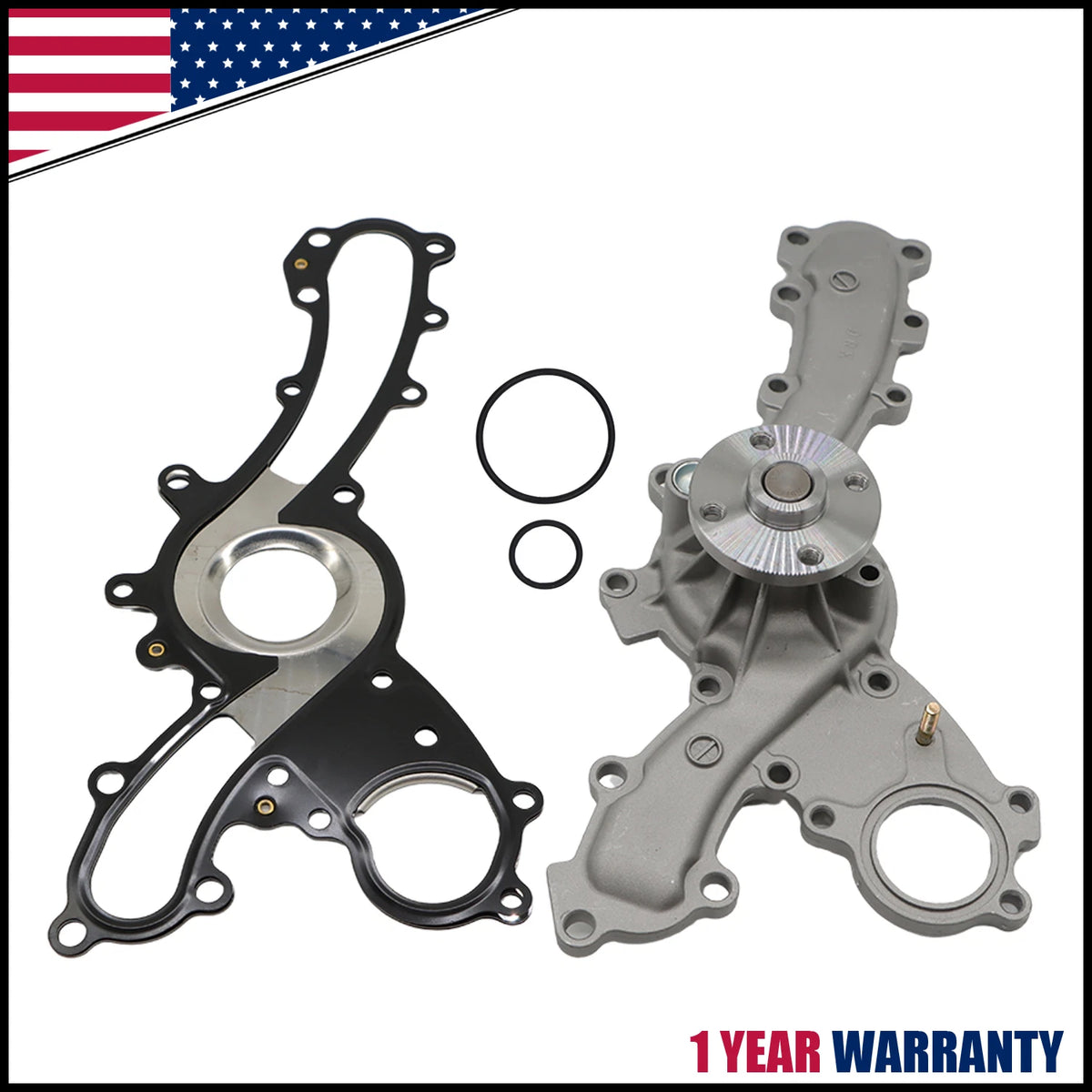 Engine Water Pump w/Gasket for Lexus ES350 (2007–2018) & Toyota Avalon (2005–2018)