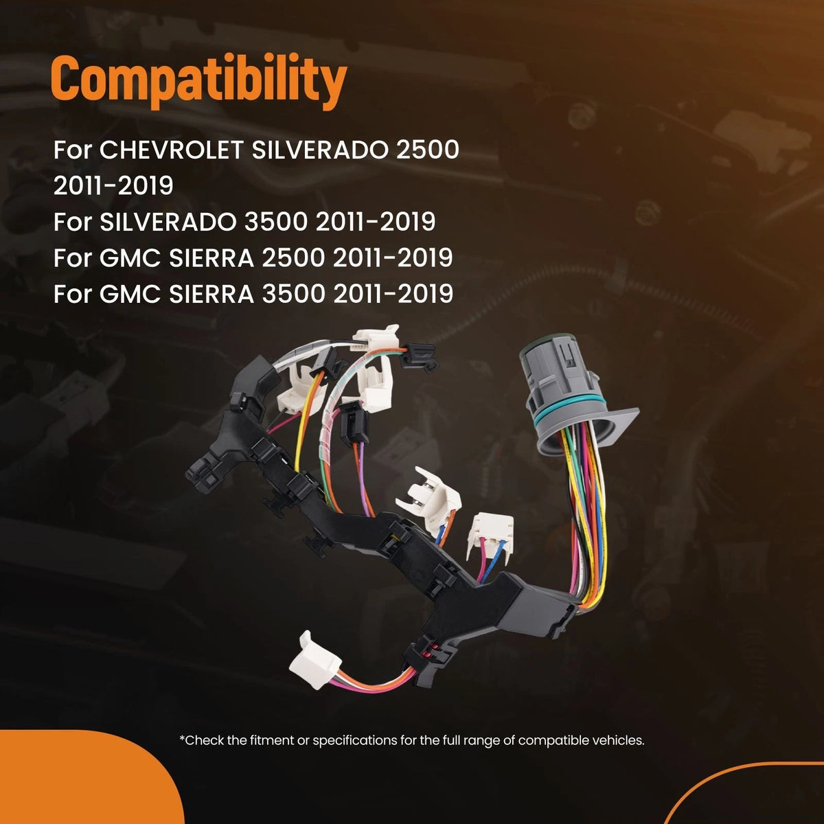 Wiring Harness for Allison 6 Speed LML L5P 6.6L Duramax (2011–2019) 29545307 350-0180