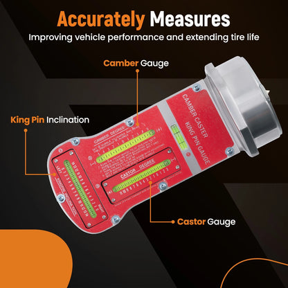 Magnetic Camber Caster KingPin Gauge for Car Truck Wheel Alignment Tool