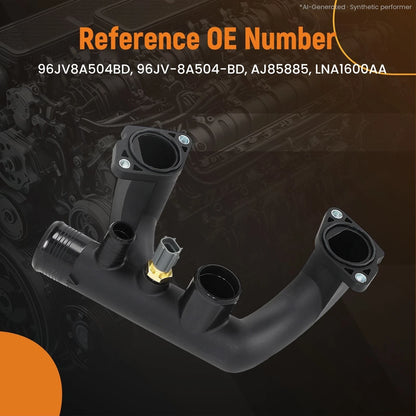 Coolant Outlet Pipe with Sensor for Jaguar XK8 XJ8 Vanden Plas (1997–2003)
