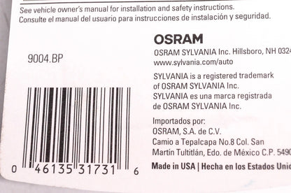 Sylvania 9004.BP Headlight for (NOS)