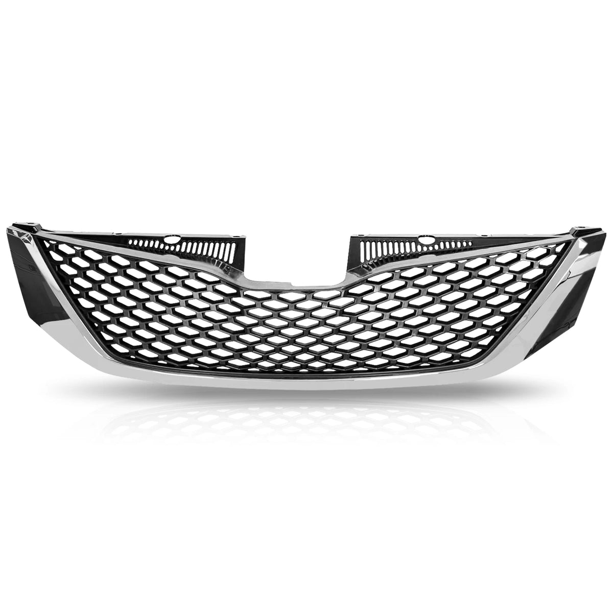 Honeycomb Chrome Front Bumper Upper Grille Assembly for Toyota Sienna (2011–2017)