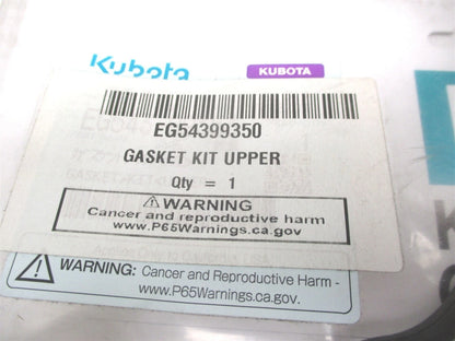 Upper Gasket Kit for Kubota WG2503 (EG543-99350, EG543-99353)