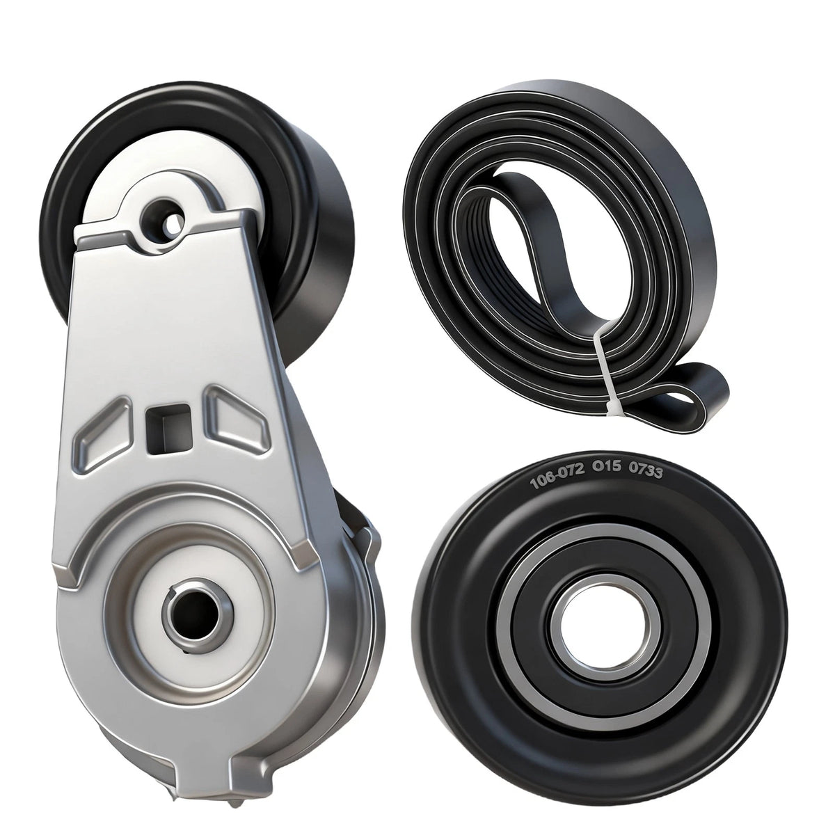 Serpentine Belt Drive Component Kit for Chevy Colorado GMC Canyon Isuzu I-280 (2004–2012)