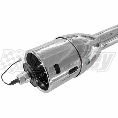 28" Chrome Tilt Steering Column for GM (No Key Switch)