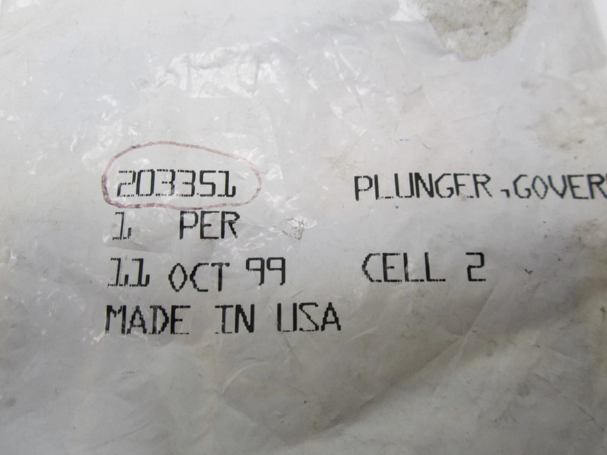 Plunger Governor Size 1 for Cummins (203351)