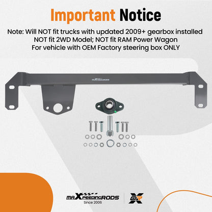 Steering Gear Box Stabilizer Bar Brace for Dodge RAM 2500 3500 (2003–2008)