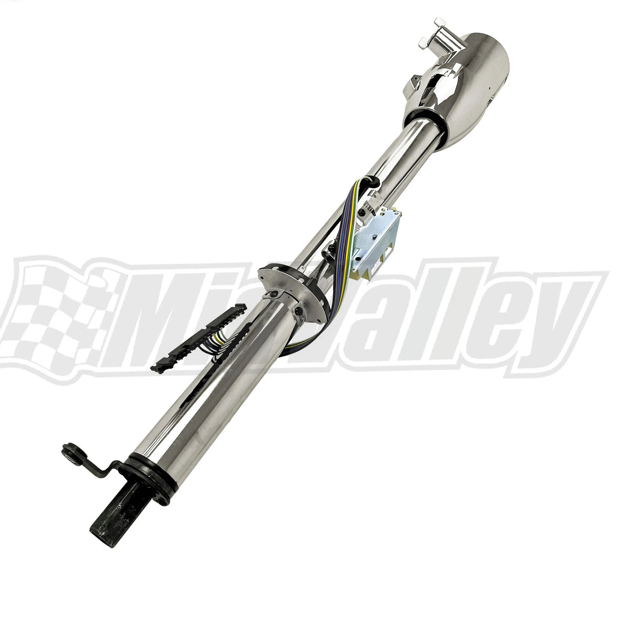 32" Tilt Steering Column with Wheel Adapter for Auto (Chrome)