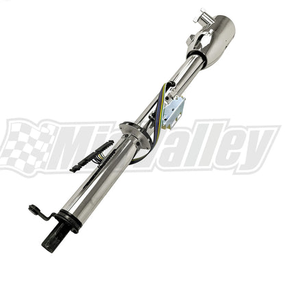 32" Tilt Steering Column with Wheel Adapter for Auto (Chrome)