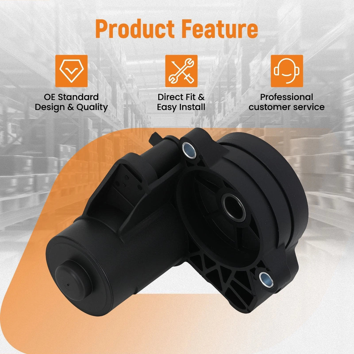 Rear Left Electric Park Brake Motor for VW Tiguan/Atlas (2018–2024) 3Q0998281