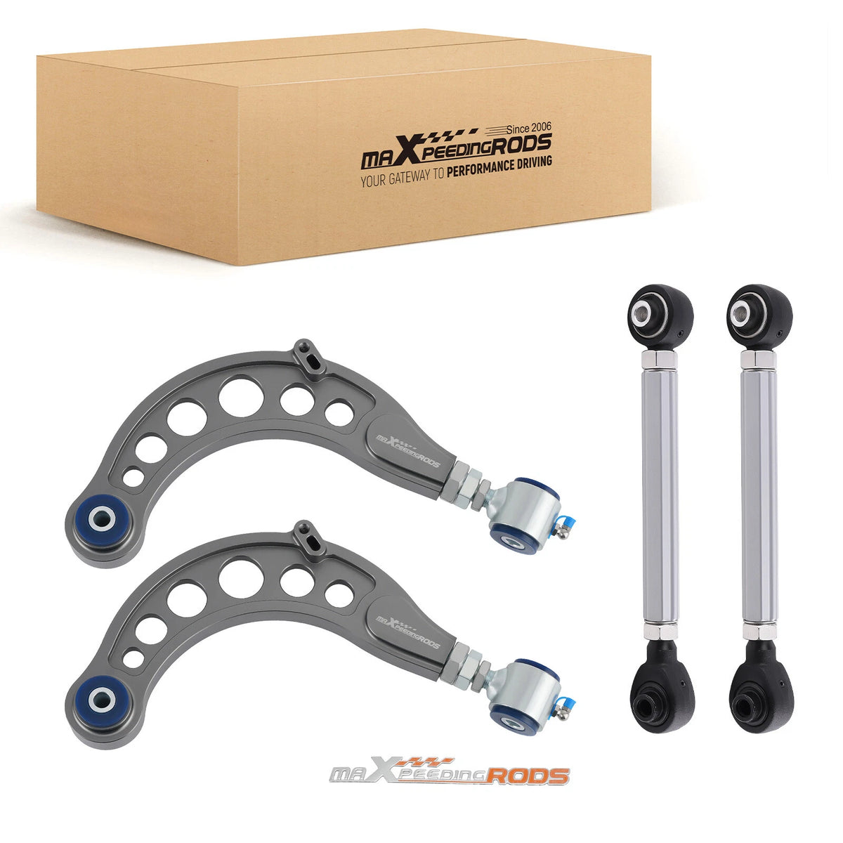 Rear Adjustable Camber Toe Arms Kit for Honda Civic (2016–2024), CR-V (2017–2021)