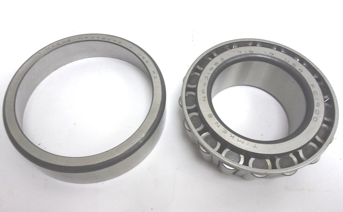 Set of 2 Timken Tapered Roller Bearings for (NP431952/NP378092)