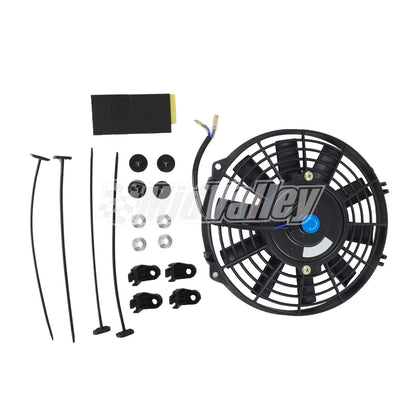 Engine Bay Cooling Fan Mount Kit Universal Slim 9" BAP959020
