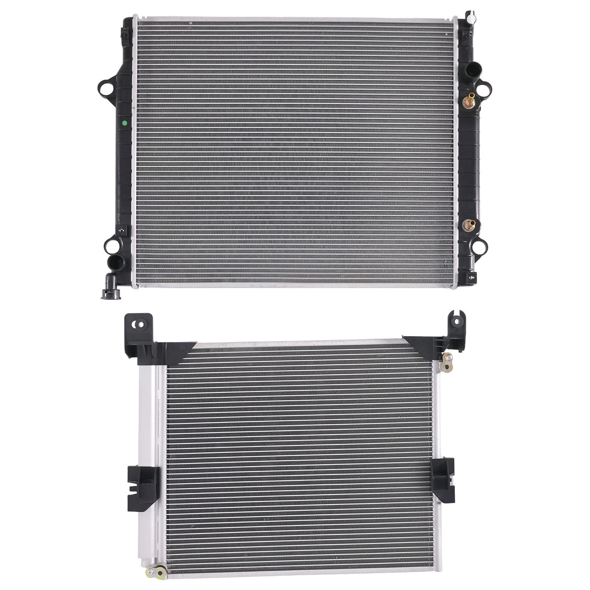 Engine Coolant Radiator & AC Condenser for Toyota Tacoma (2005–2011) 164100C180