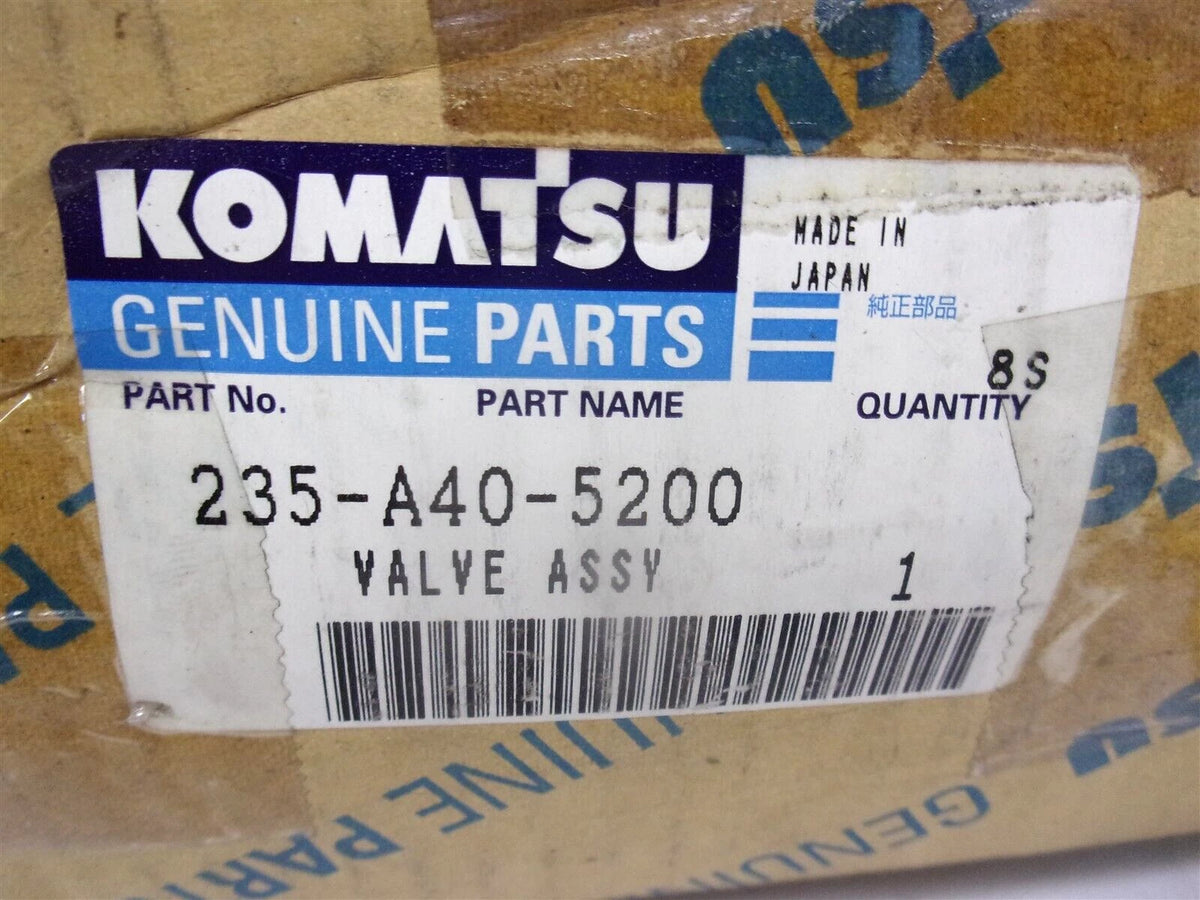 Hydraulic Valve Assembly for Komatsu (235-A40-5200)