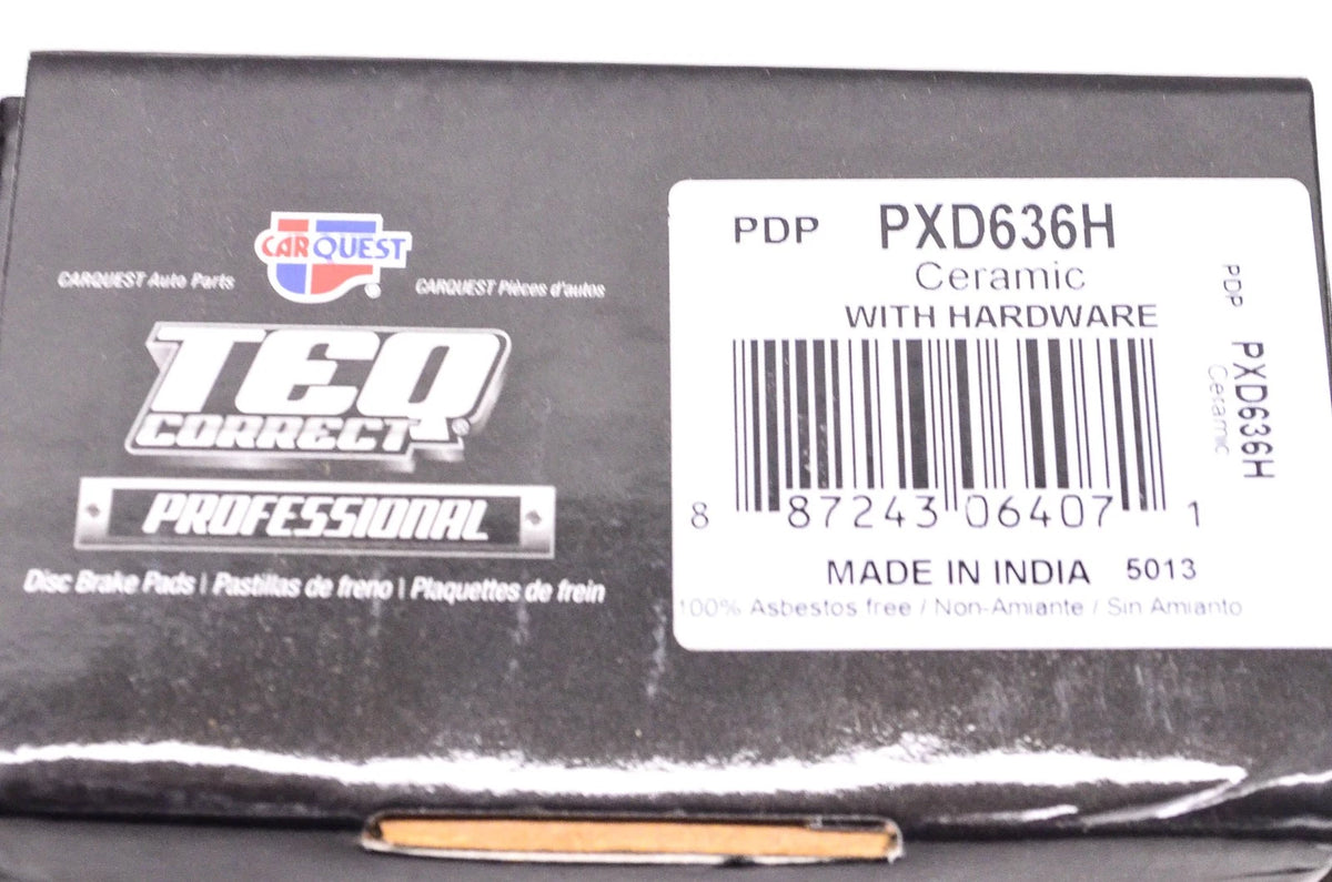 Disc Brake Pad Kit for Carquest PXD636H (NOS)