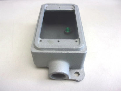 1/2" Cast 1 Gang Box for Oz Gedney FS150