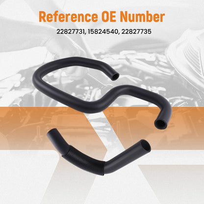Radiator Coolant Hose Pair for Chevy Silverado 1500 2500 HD 3500 (1999–2006)