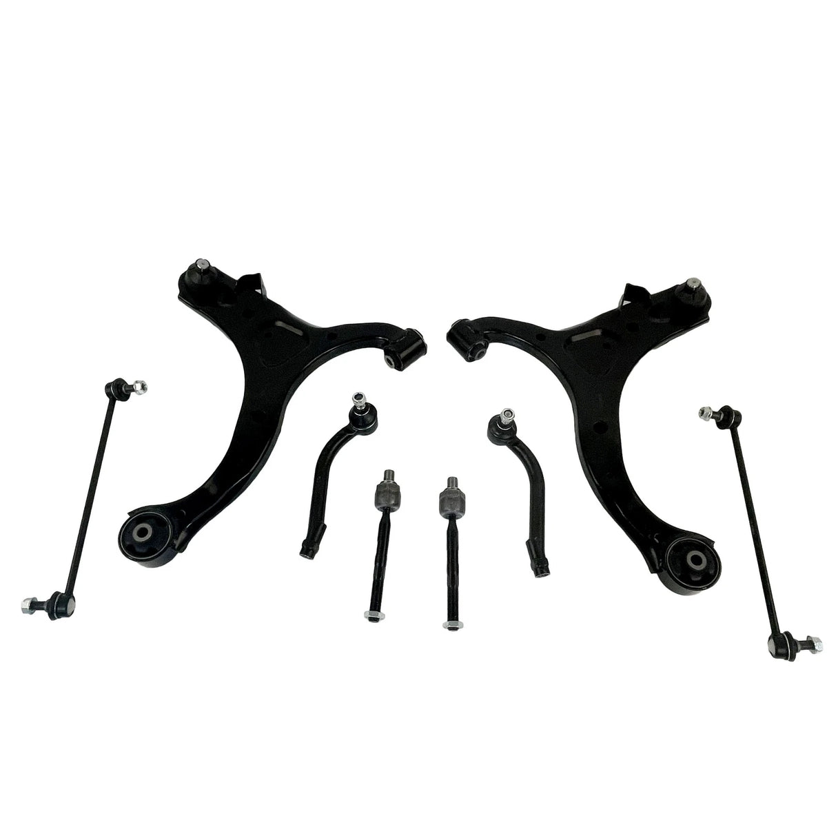 8PC Control Arm Ball Joint Sway Bar Link Tie Rod for Kia Sorento (2007–2013)