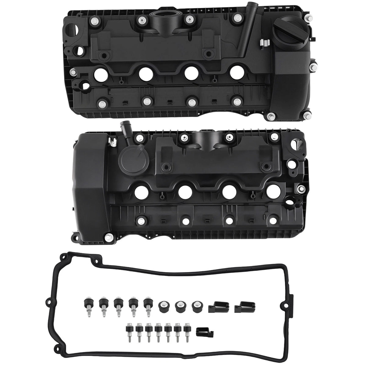 Left Right Valve Cover Set for BMW 745i (2002–2005) 550i (2006–2010) 11127522159