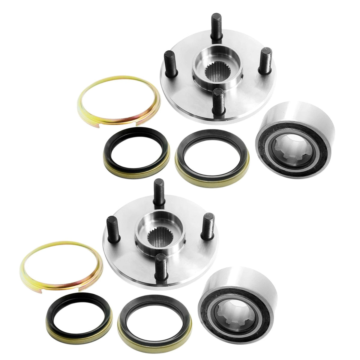 2X Front Wheel Bearings & Hub Kit 518507 for Toyota Corolla (1998–2002)