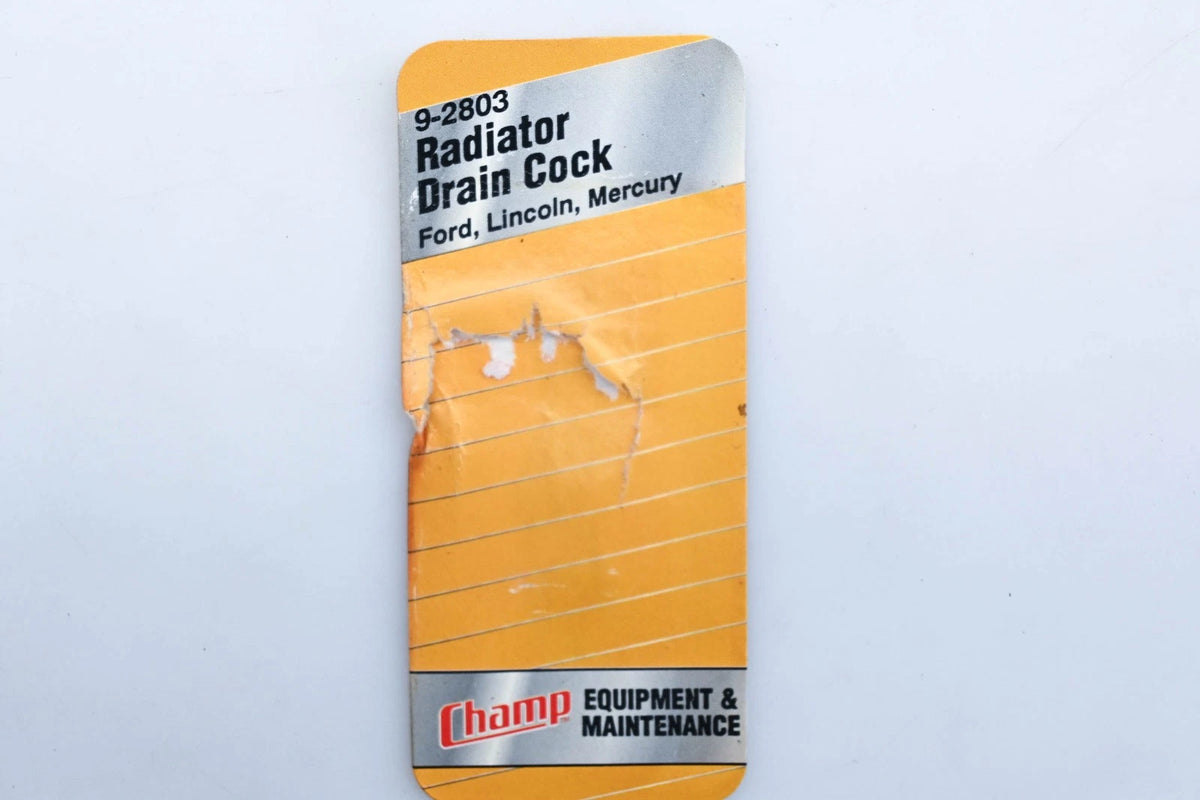 Radiator Drain Cock for Champ 9-2803 (NOS)