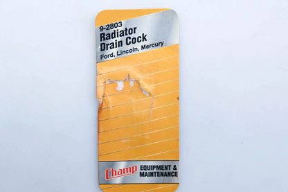 Radiator Drain Cock for Champ 9-2803 (NOS)
