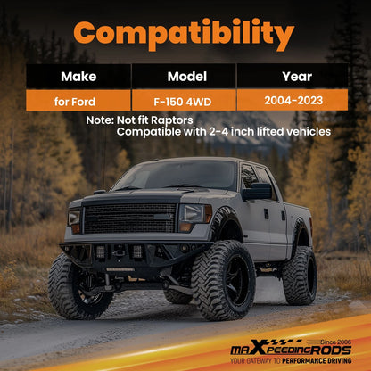 2X Front Suspension Kit Upper Control Arms for Ford F-150 (2004–2023) 4WD