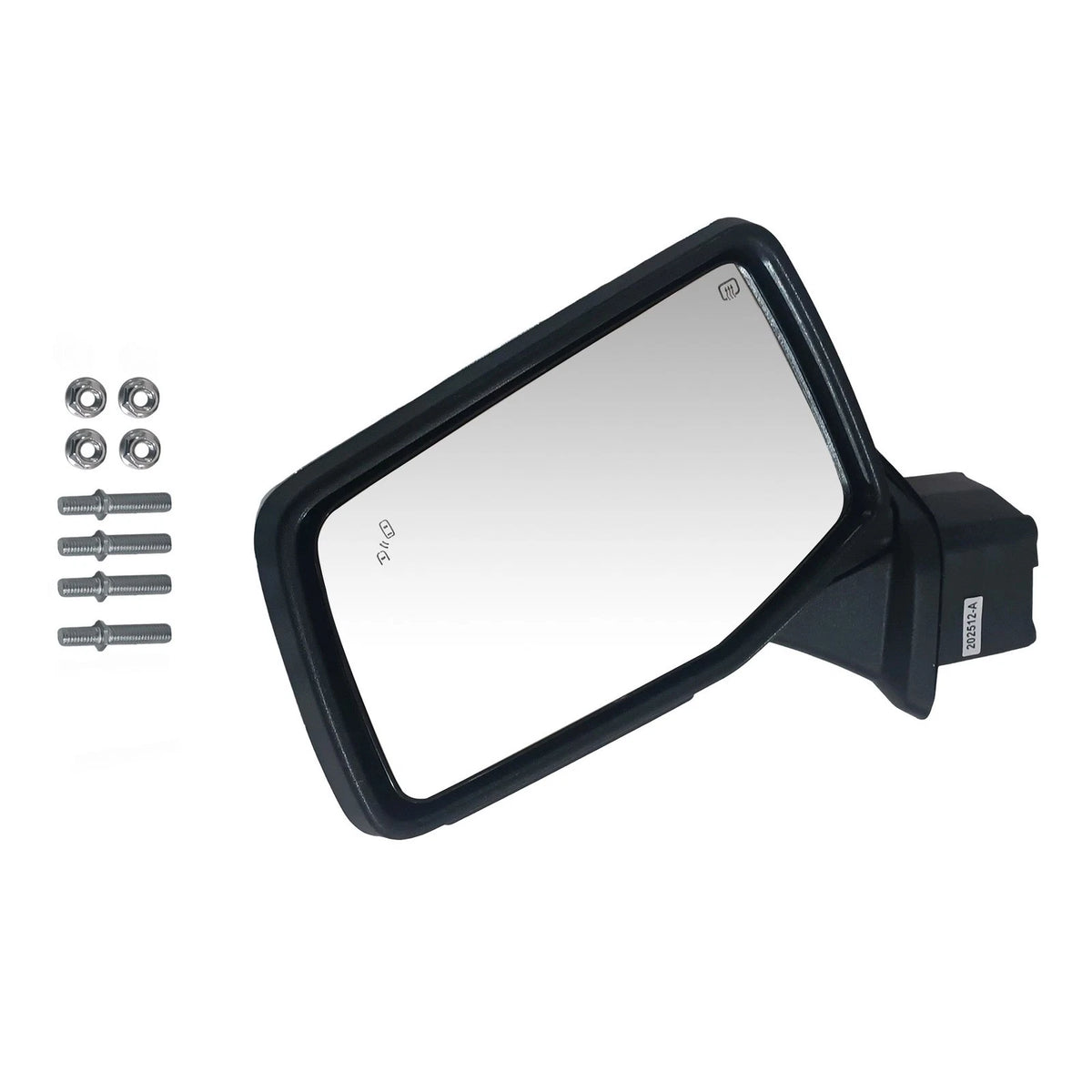 Towing Mirrors Power Glass Heated Chrome LED Left for Chevy Silverado 1500 (2019–2024)