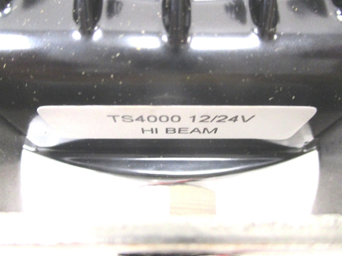 Set of 2 JWS 7" Round LED Truck Lights TS4000 12-24V Pedestal Mount