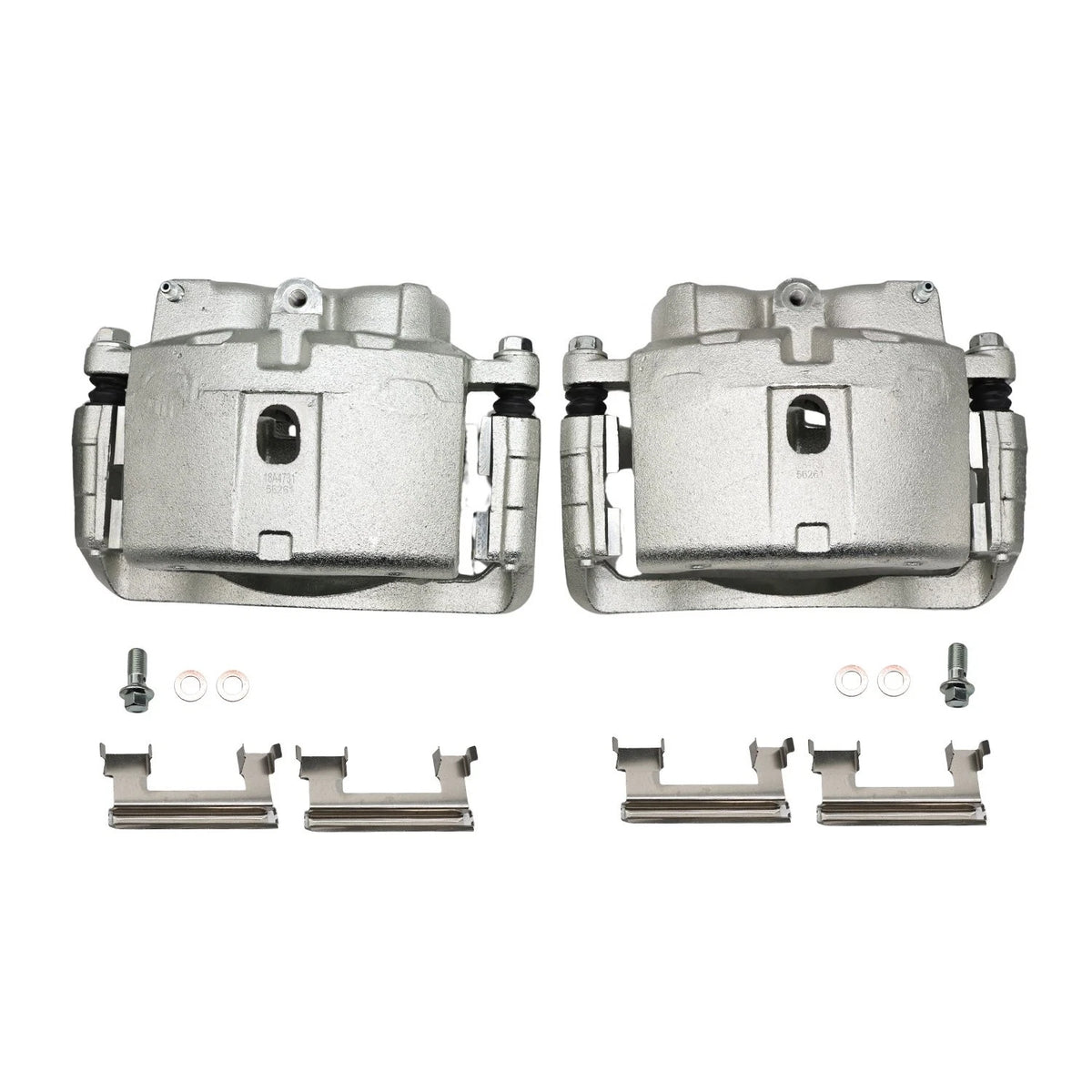 Front Brake Calipers w/Bracket for Chevrolet GMC Silverado Sierra 2500 3500 (2001–2019)