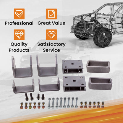 4 Inch Block Lift Kit for EZGO Golf Cart TXT Medalist Gas (1994.5–2001.5)