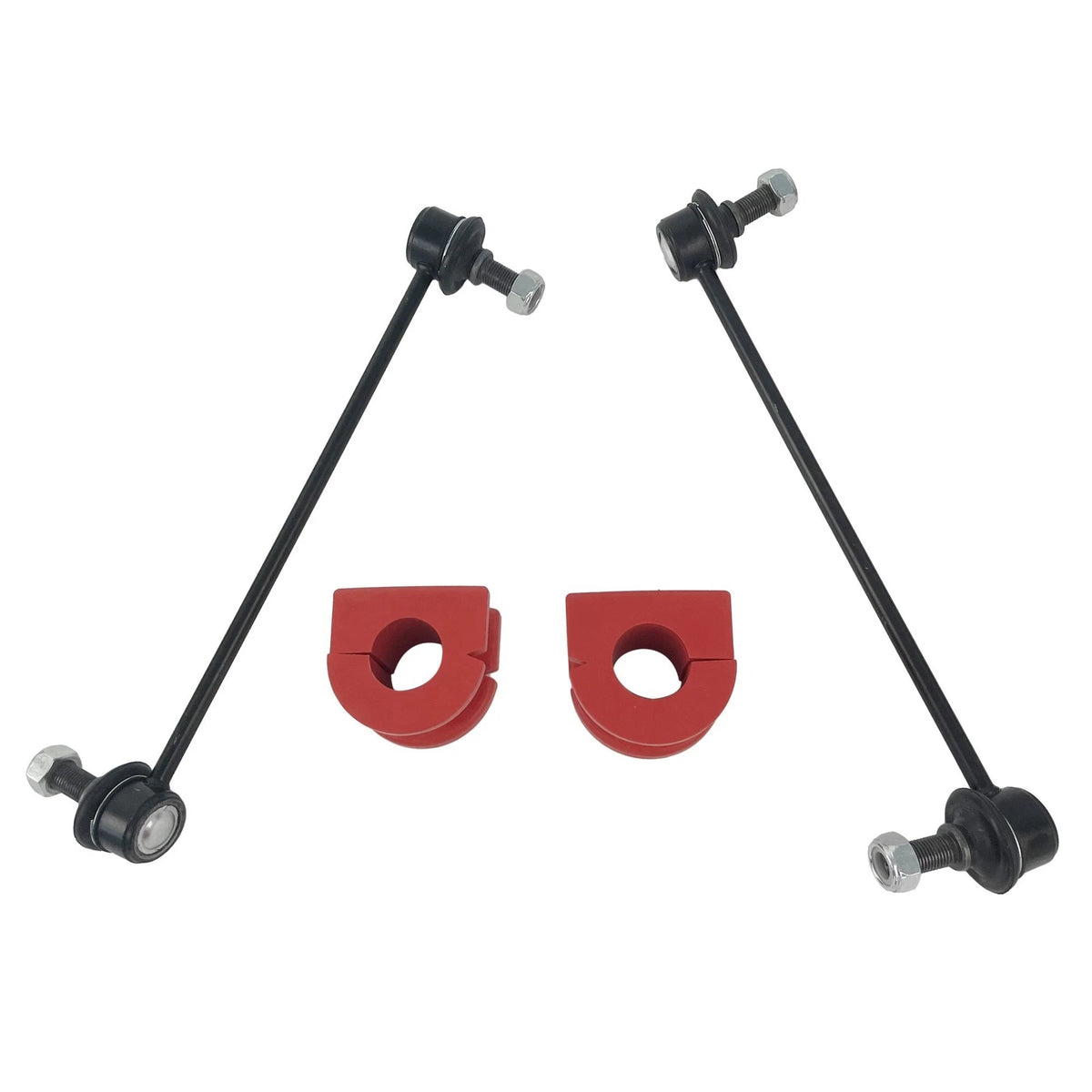 Set of 4 Front Sway Bar Links + Bushings for Ford Chevy GMC Terrain (2010–2017)