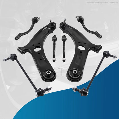 Front Lower Control Arm Ball Joint Sway Bar Outer Tie Rod for Accent (2012–2017)