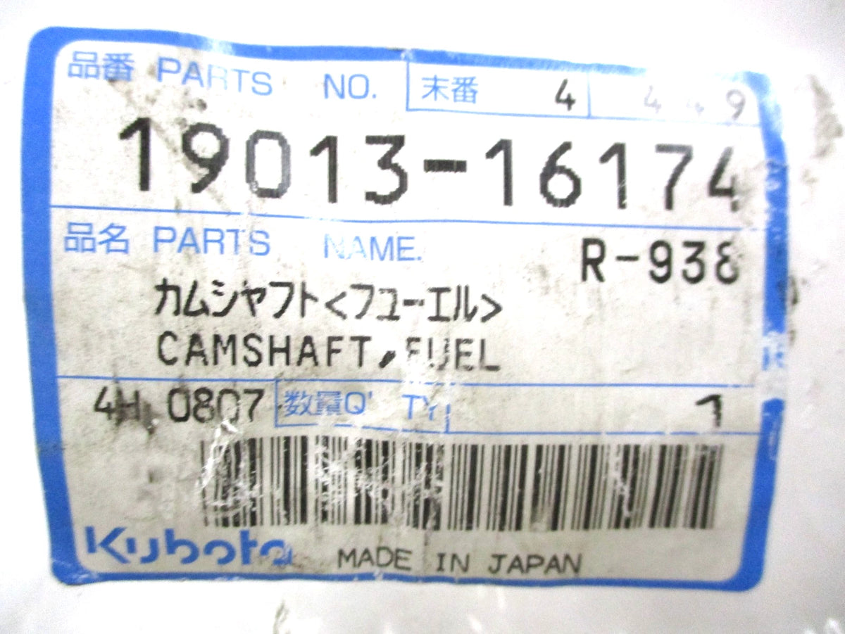 Fuel Camshaft for Kubota (19013-16174, 19013-16170)