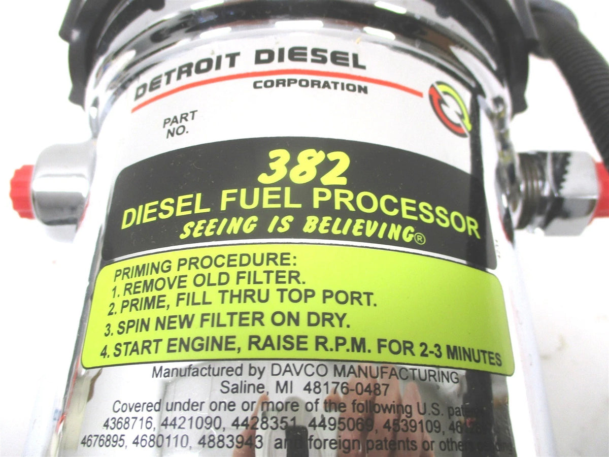 Davco 382 Fuel Pro 24V for Detroit Diesel (23523593, 23523593CHR)