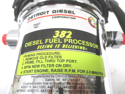 Davco 382 Fuel Pro 24V for Detroit Diesel (23523593, 23523593CHR)