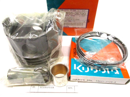 Piston/Ring Kit +0.5mm for Kubota V1902-DI (07916-26720)
