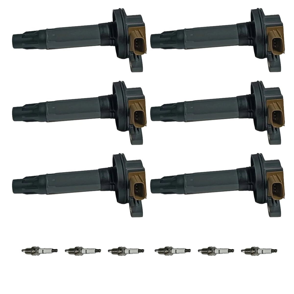 Set of 6 Ignition Coils & Spark Plugs for Ford F-150 Transit Ecoboost (2011–2020)