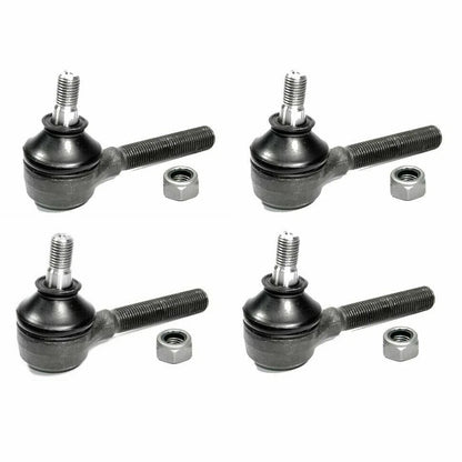 Set of 4 Steering Tie Rod Ends for Volkswagen Beetle Super Beetle Transporter (1968–1979)