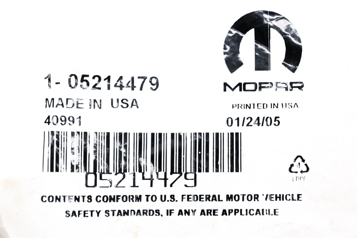 Engine Cover Seal for Mopar (05214479, 5214479)