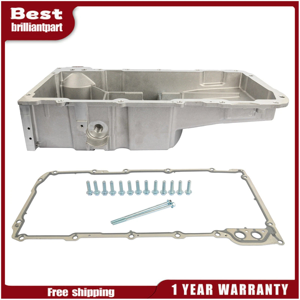 Oil Pan for Chevy Corvette Base Grand Sport (2005–2013) 12624617