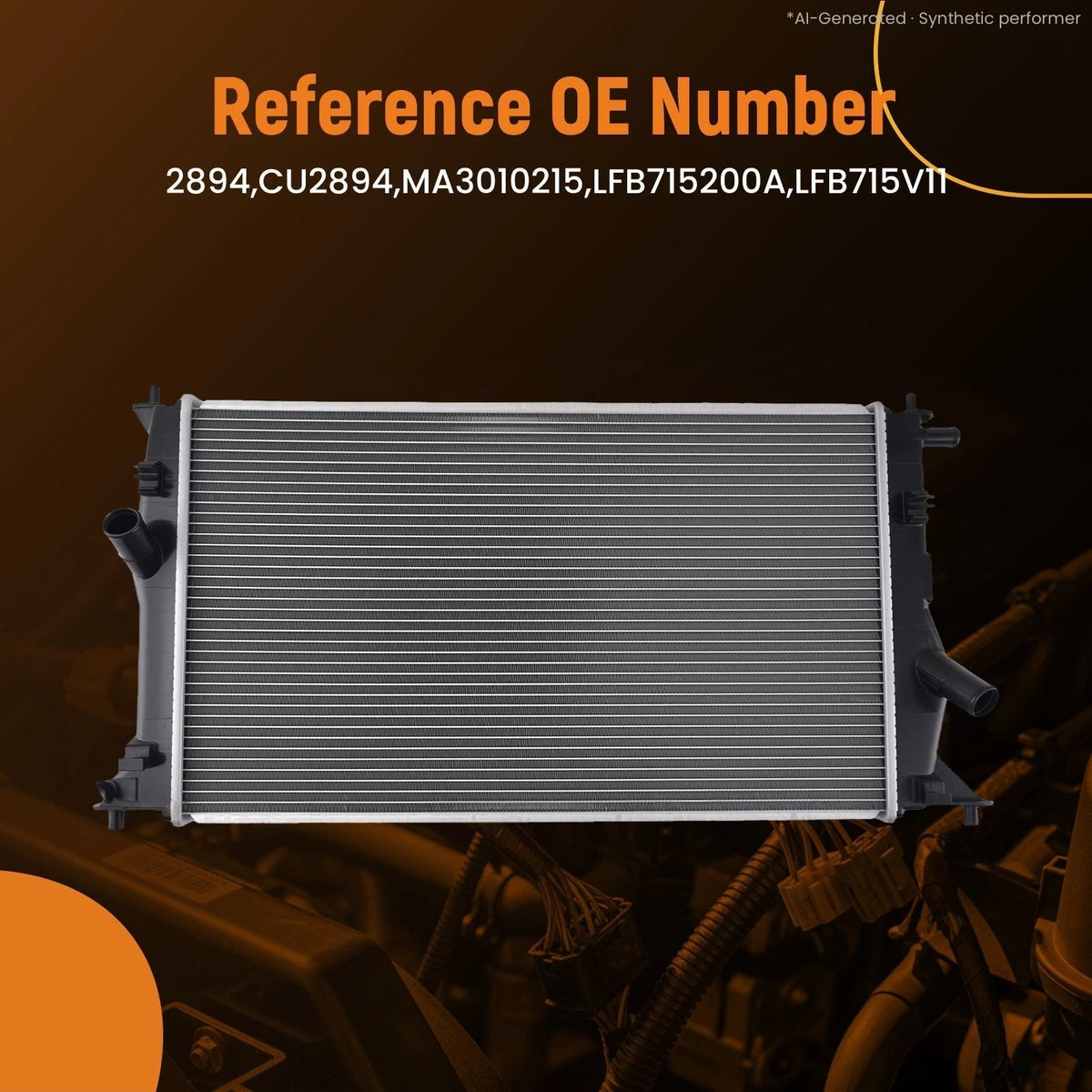 Coolant Radiator for Mazda 5 CR CW 2.0 (2005–2025) Aluminum Core CU2894