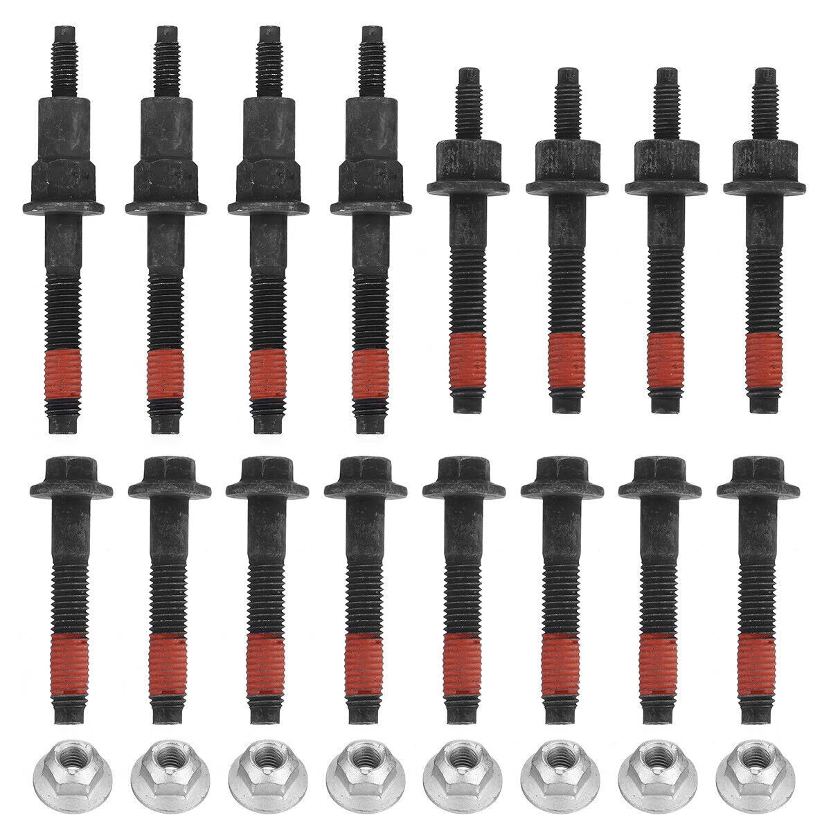 Exhaust Manifold Stud Bolt Nut Kit for Dodge Chrysler Aspen Jeep Grand Cherokee (2007–2010)