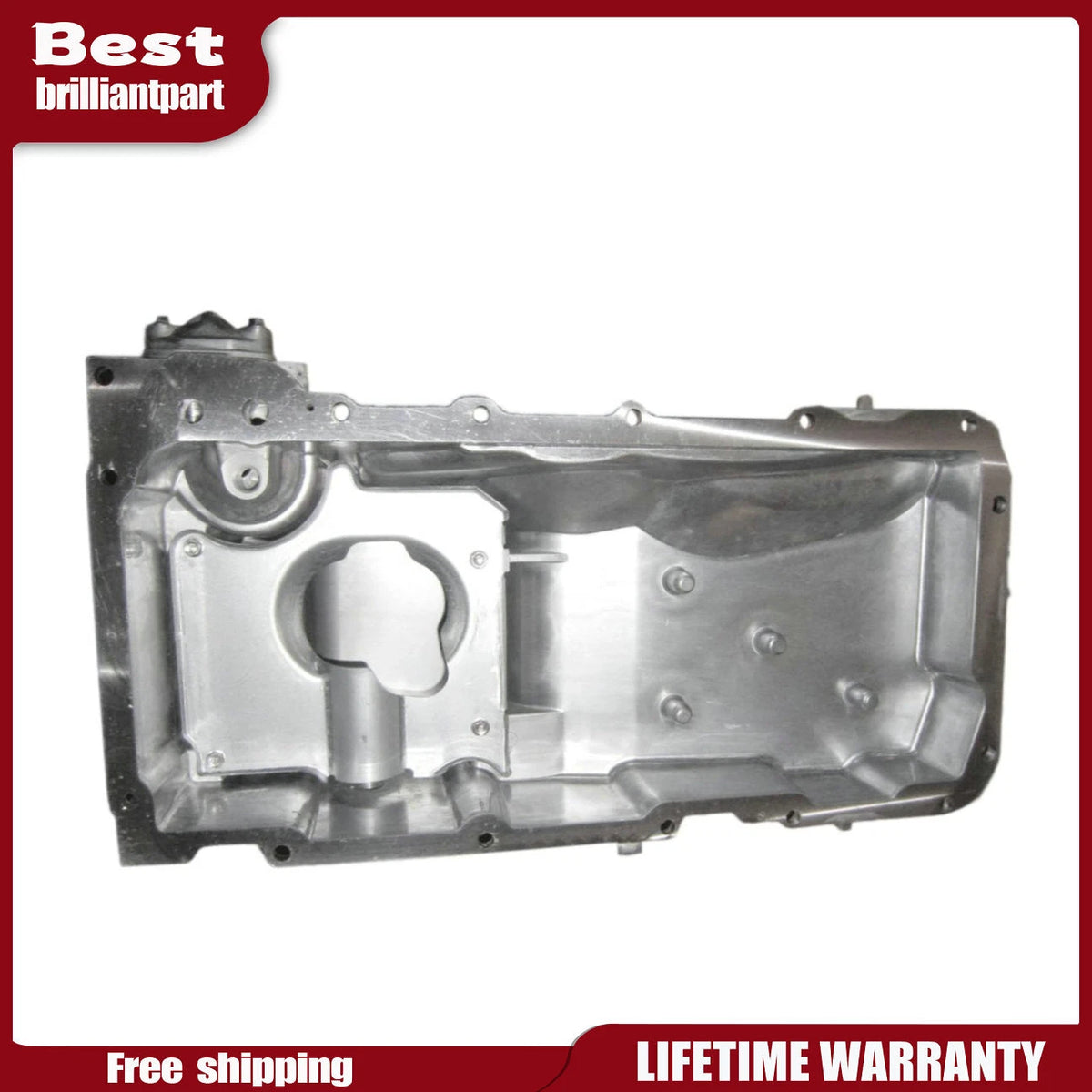 Engine Oil Pan with Gasket for Cadillac Chevrolet Silverado GMC Sierra 1500 2500 (2007–2019)