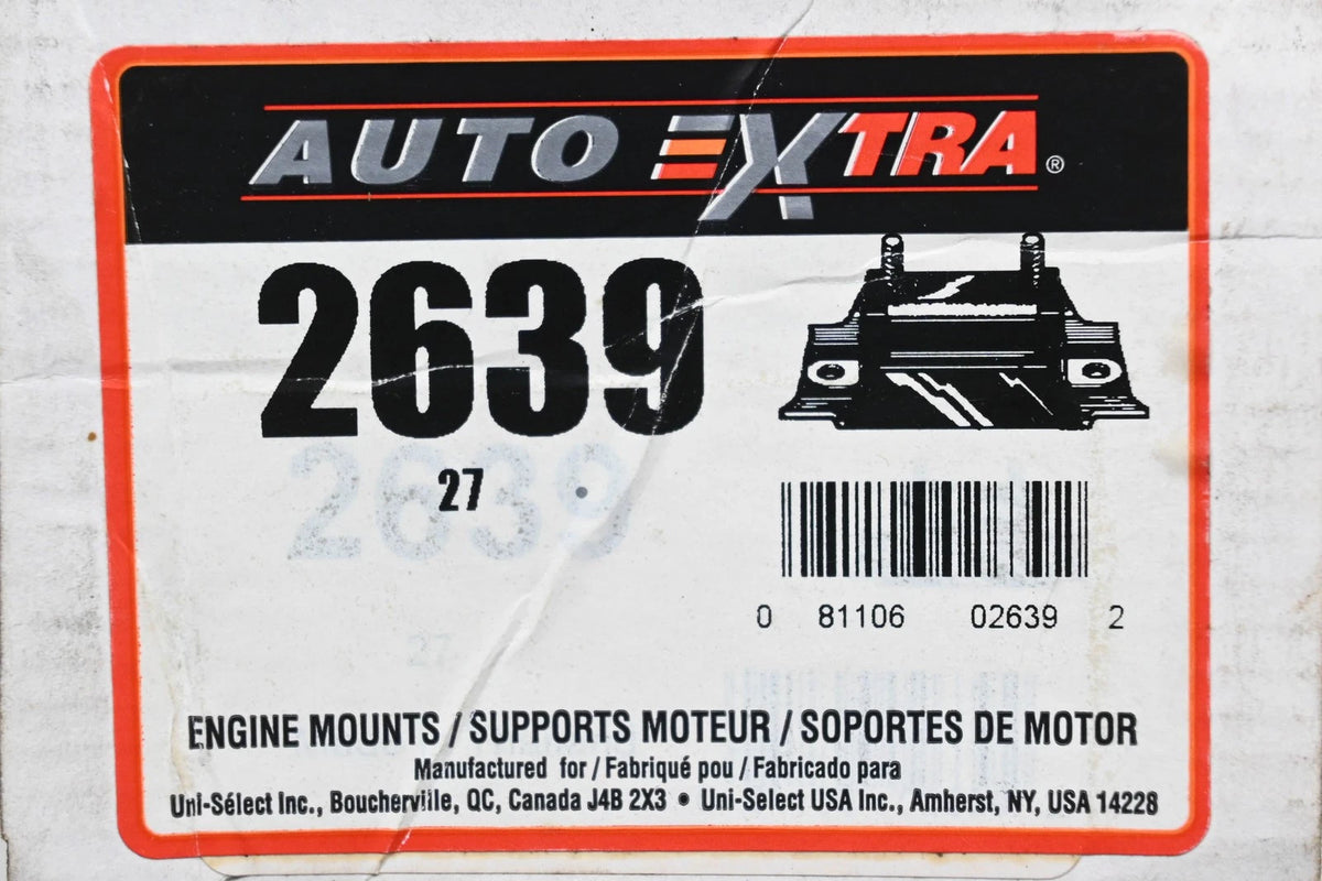 Rear Automatic Transmission Mount for Auto Extra 2639 (NOS)