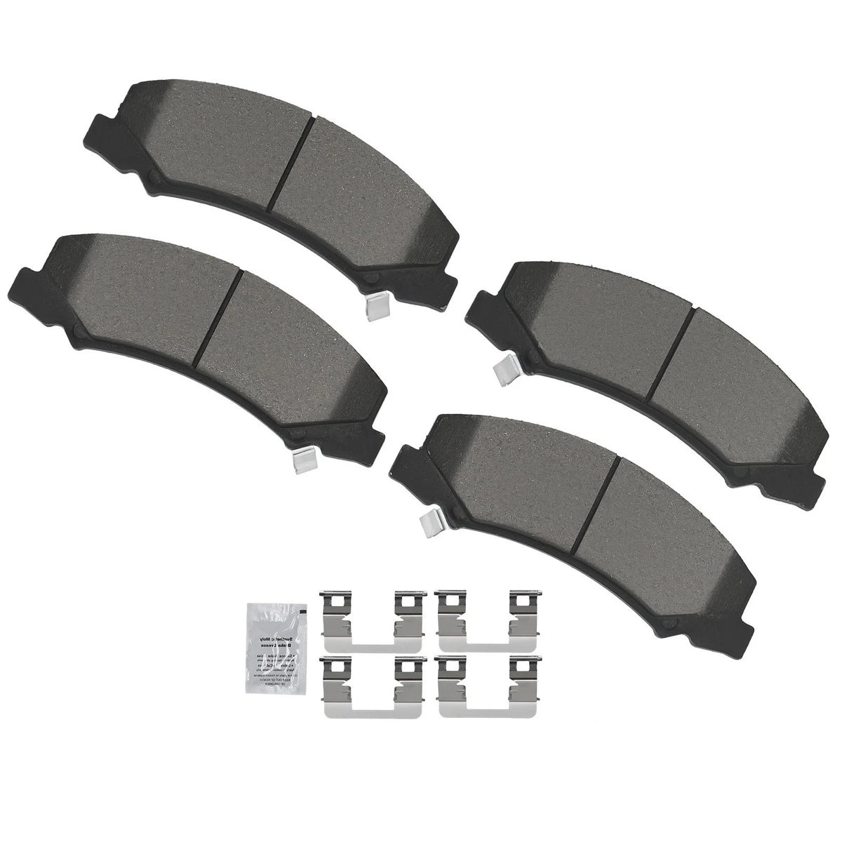 Set of 4 Front Ceramic Brake Pads for Chevrolet Impala (2006–2013) D1159 P1159